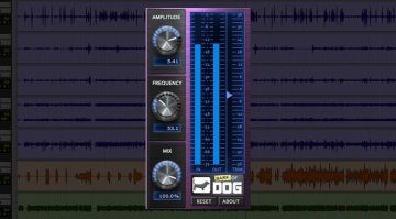 Boz digital Labs Bark Of Dog Freeware High Pass Resonanz Filter Plug-in GUI Pro Tools