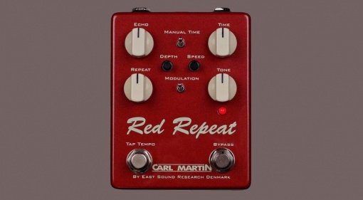 Carl Martin Red Repeat Delay Pedal Front Teaser