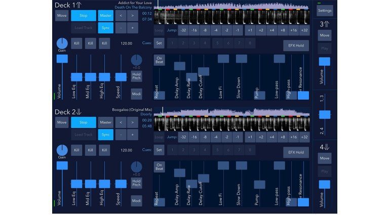 DJDJ iPad - Standard-Layout