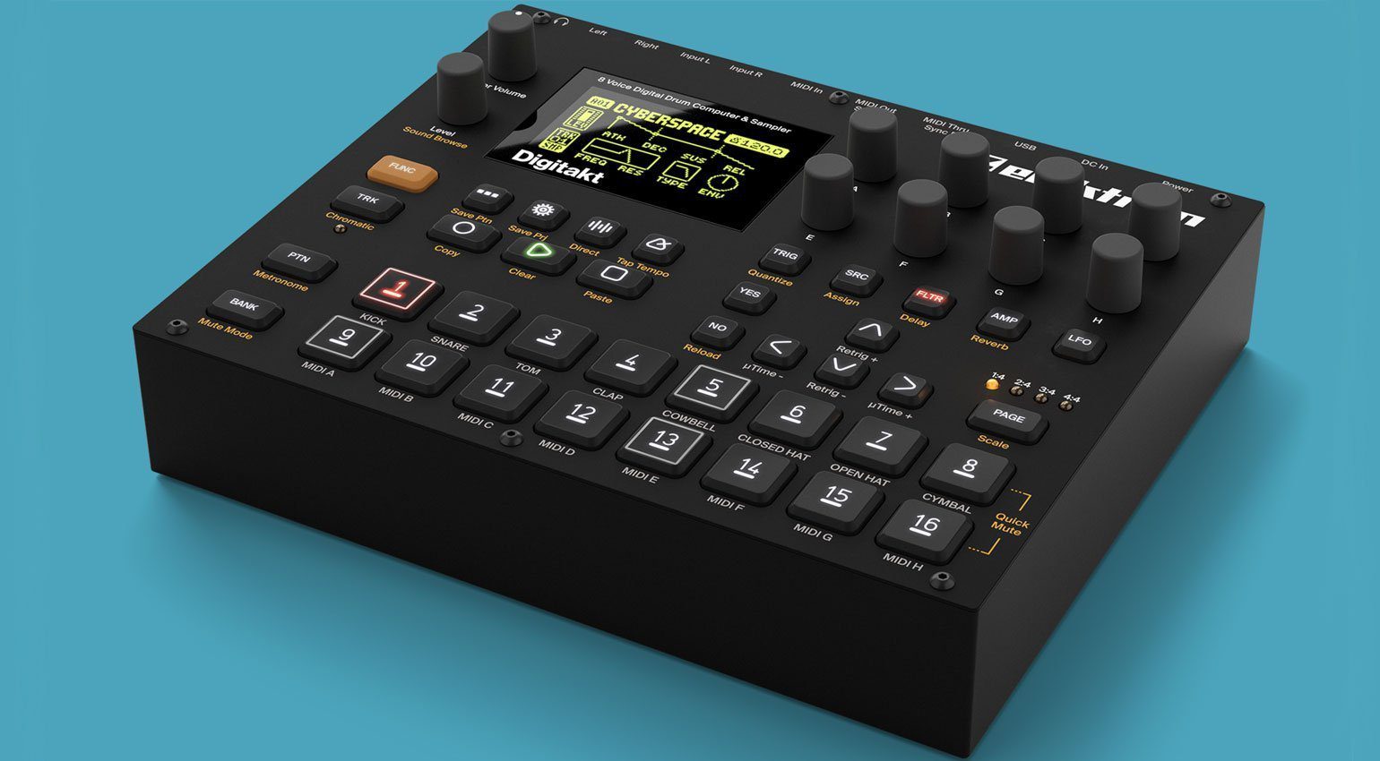 elektron digitakt Front slant