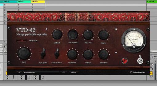 G-Sonique VTD-42 - das virtuelle psychedelische Vintage Tape Delay