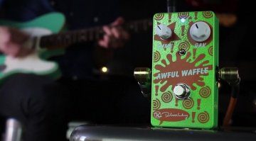 Keeley Awful Waffle Overdrive Treble Booster Fuzz Pedal Front
