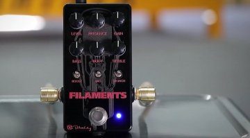 Keeley Filaments Pedal Overdrive Front Totale