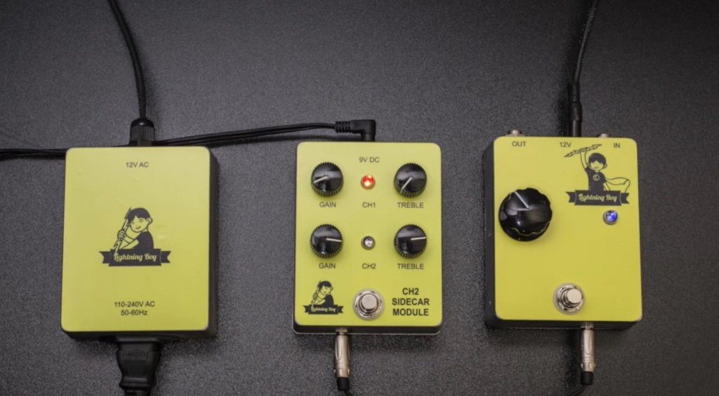 Lightning Boy Audio Lightning Boy II Modular Distortion Tube Pedal Front