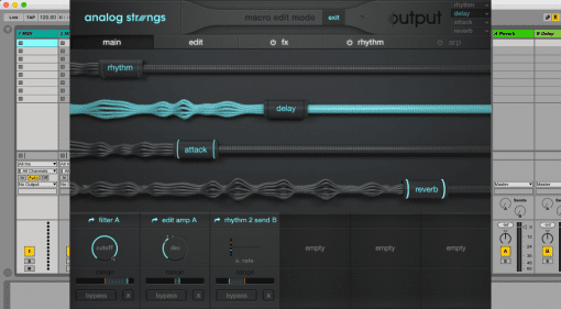 Output Analog Strings - virtuelle Streicher mit viel Modulation