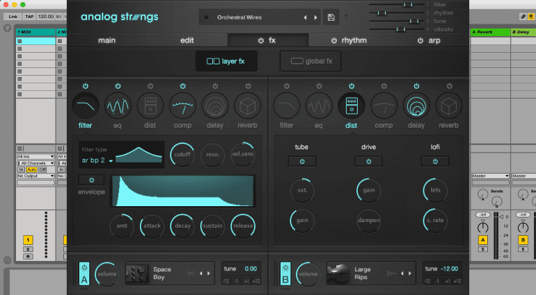 Output Analog Strings - virtuelle Streicher mit viel Modulation