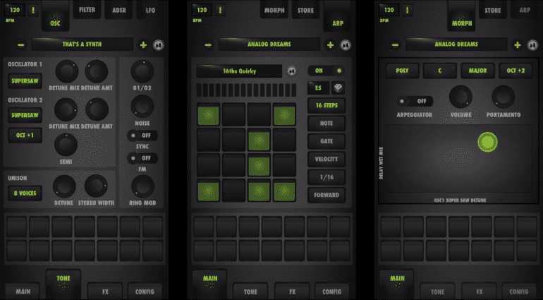Pier Lim TF8 Synth - ein iPhone Synthesizer mit viel Bass