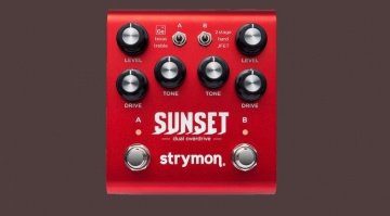 Strymon Sunset Dual Overdrive Effekt Pedal Front Teaser