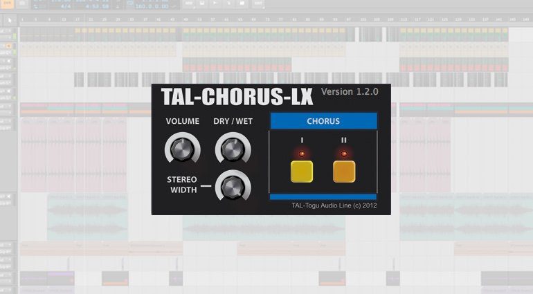 TAL Chorus Plug-in Freeware Tipp GUI Teaser Bitwig Studio 2