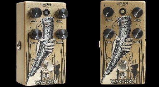 Walrus Audio Warhorn Overdrive Pedal Front Slant Teaser_b