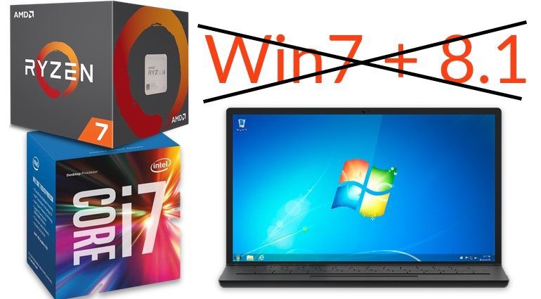 Windows 7 AMD Intel Microsoft Laptop No Support Teaser