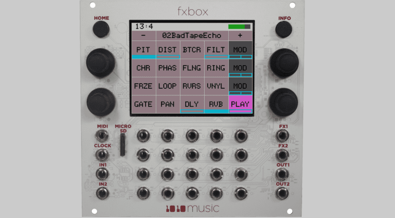 Musikmesse 2017: 1010music fxbox - digitale Effekte für das Eurorack