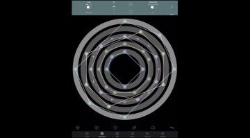 Jeff Holtzkener Concentric Rhythm - mit Geometrie zum Groove in iOS