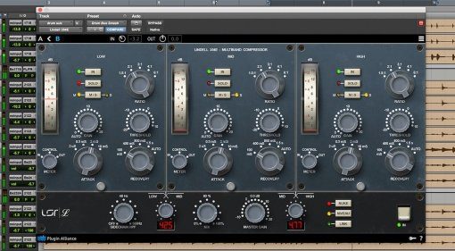 Lindell Audio 354E Kompressor Limiter Plug-in GUI Pro Tools