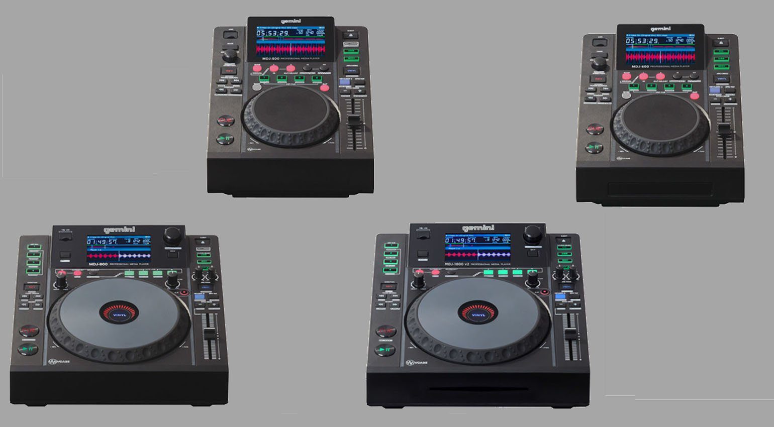 Gemini MDJ-500, MDJ-600, MDJ-900 und MDJ-1000 V2