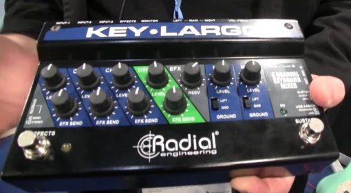 Radial Engineering Key-Largo Mixer USB Interface Pedal Teaser