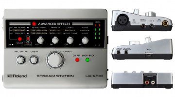Roland Stream Station UA-4FX2 USB Audio Interface Front Side Back