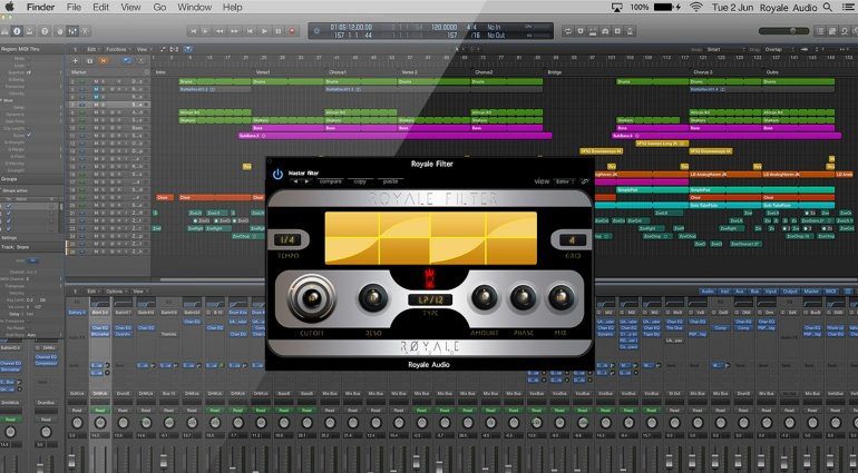 Royale Filter - kostenloses modulierendes Filter Plug-in für Macs