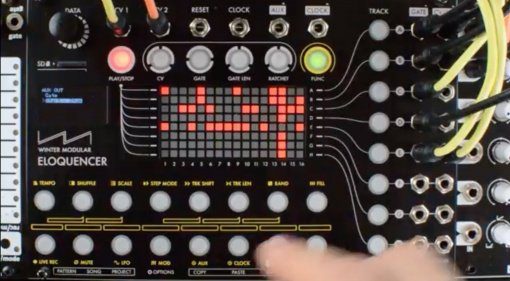 Winter Modular Eloquencer - grafischer Stepsequencer für das Eurorack