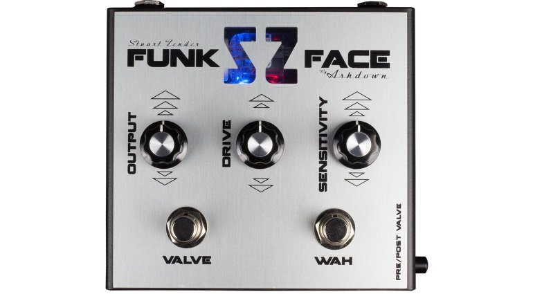 Ashdown Funk Face Wah Overdrive Röhre Pedal Front