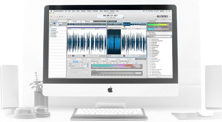 soundforge pro mac 3 user interface screenshots