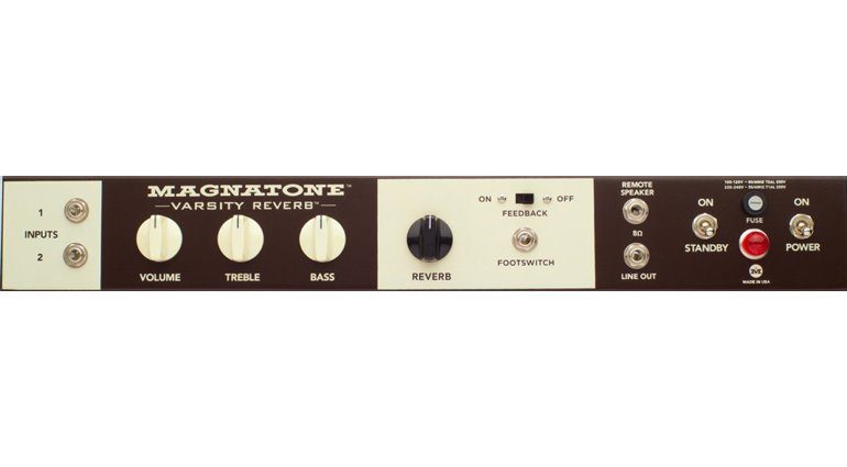 Magnatone Varsity Reverb Bedienfeld