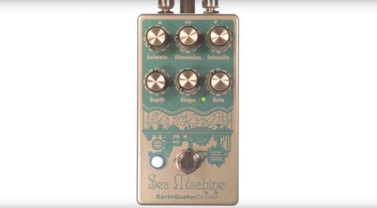 Earthquaker Devices Sea Machine Chorus Pedal Front