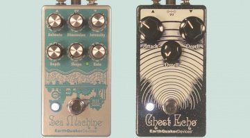 Earthquaker Devices Sea Machine Gohst Echo Pedals Front