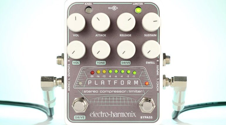 Electro Harmonix EHX Platform Kompressor Effekt PEdal Front Teaser