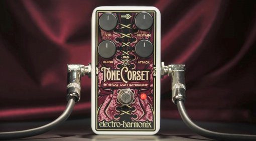 Electro Harmonix EHX Tone Corset Kompressor Pedal Front