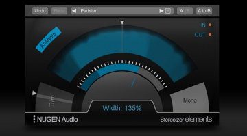 Focusrite Nugen Audio Stereoizer Elements Plug-in Effekt GUI
