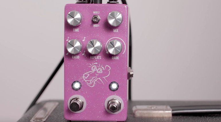 JHS Pink Panther Digital Delay Pedal Front