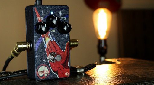 Keeley Tesla MK III Soviet Fuzz Bender Pedal Front