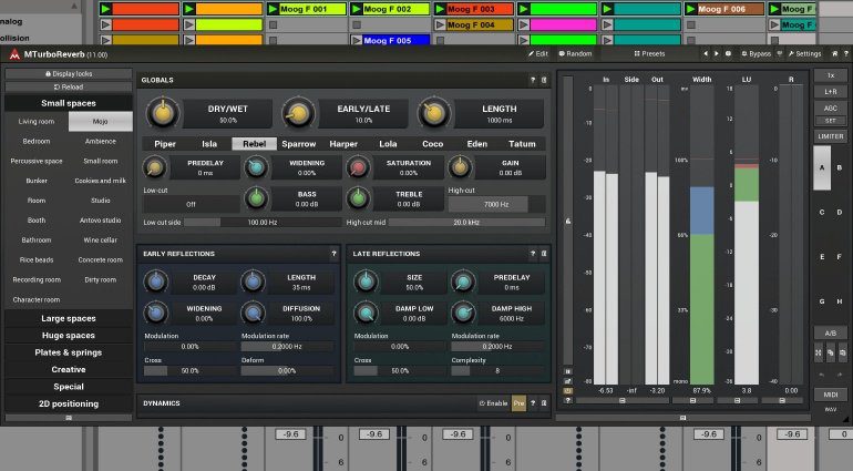 Melda Production MTurboReverb - hundert Reverbs in einem Plug-in