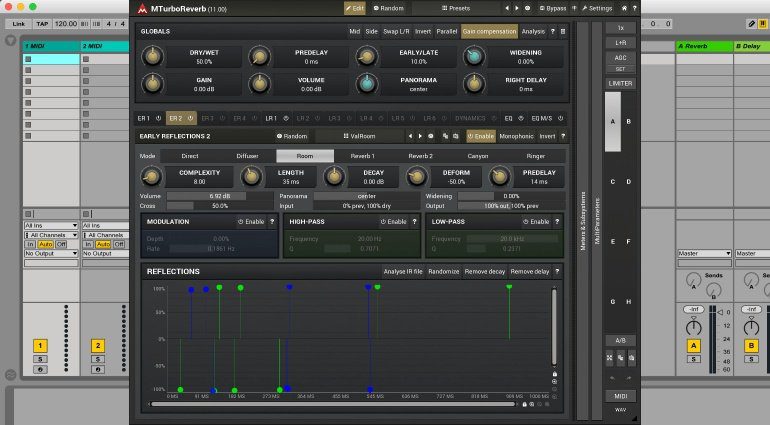 Melda Production MTurboReverb - hundert Reverbs in einem Plug-in