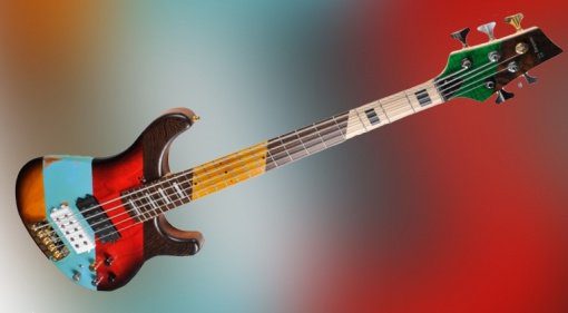 Sandberg CITES Steamed Oak Patchwork E-Bass Teaser