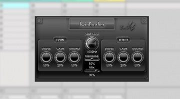 SaschArt TwinCrusher Plug-in VST Distortion Multiband GUI Ableton Live 9