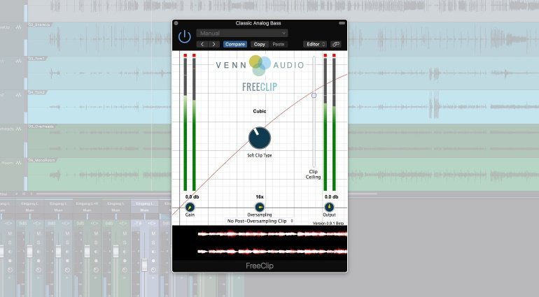 Venn Audio Free Clip Freeware Open Source Plug-in Effekt Teaser Studio One