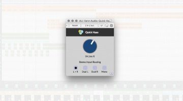 Venn Audio Quick Haas Plug-in Effekt GUI Reaper