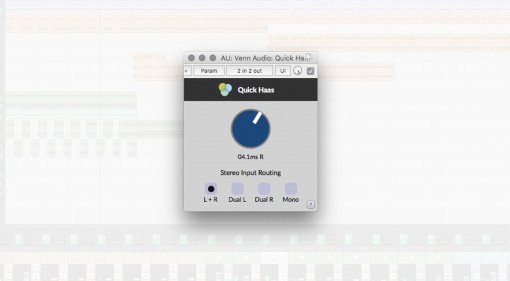 Venn Audio Quick Haas Plug-in Effekt GUI Reaper
