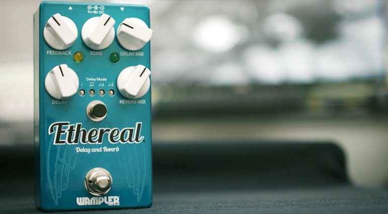 Wampler Etheral Delay Reverb Pedal Front