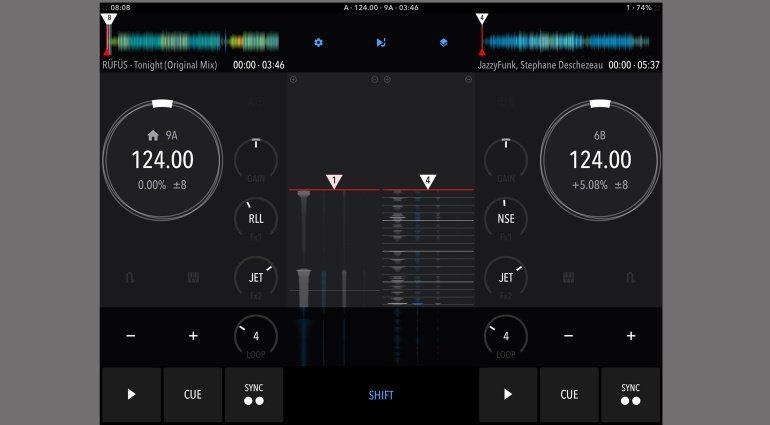 DJ Player 9.5 Screenshot Decks