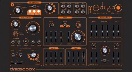 Dreadbox Medusa Synthesizer Front