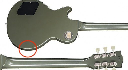 Gibson Les Paul Standard Oxford Gray damaged and chipped