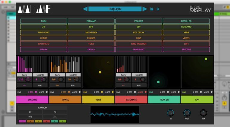 Inear Display Amalgame - komplexe virtuelle Multieffektketten