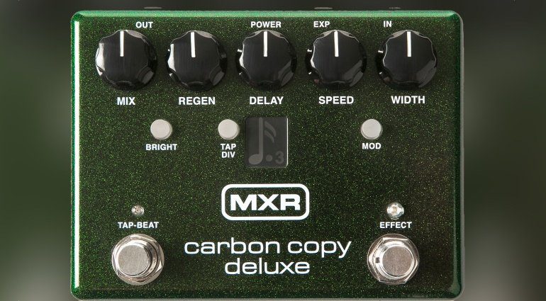 MXR Carbon Copy Deluxe Pedal Front