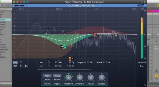 Sonnox Oxford Dynamic EQ - neues GUI für einen besseren Sound?