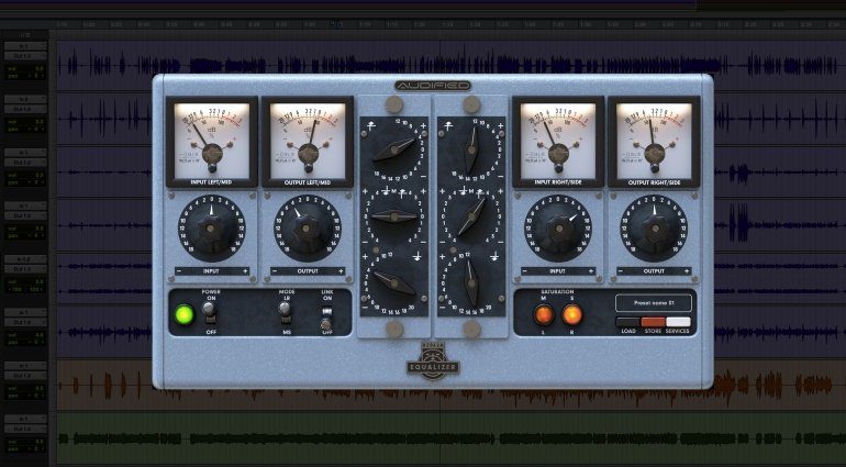 Audified RZ062 PLug-in GUI Pro Tools