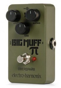 EHX green russian big muff Fuzz Pedal Front