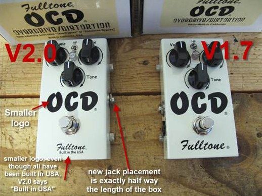 Fulltone OCD V2 Aenderungen 1